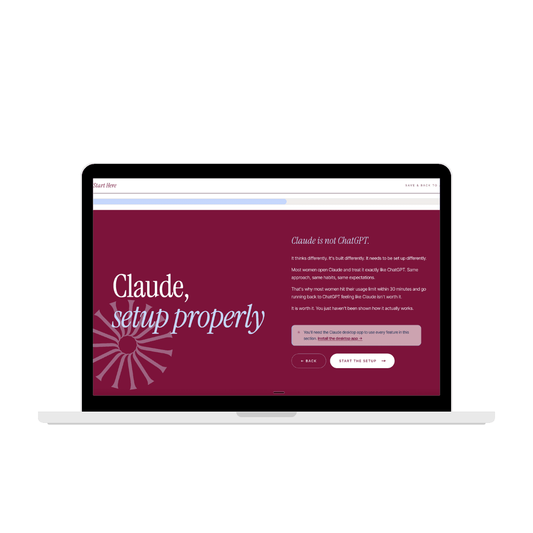 The Brandprompt session app interface.